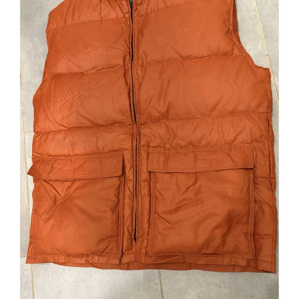 Vintage 1970’s Men’s Puffer Vest Down Insulated Frost Line Kit Colorado USA VTG